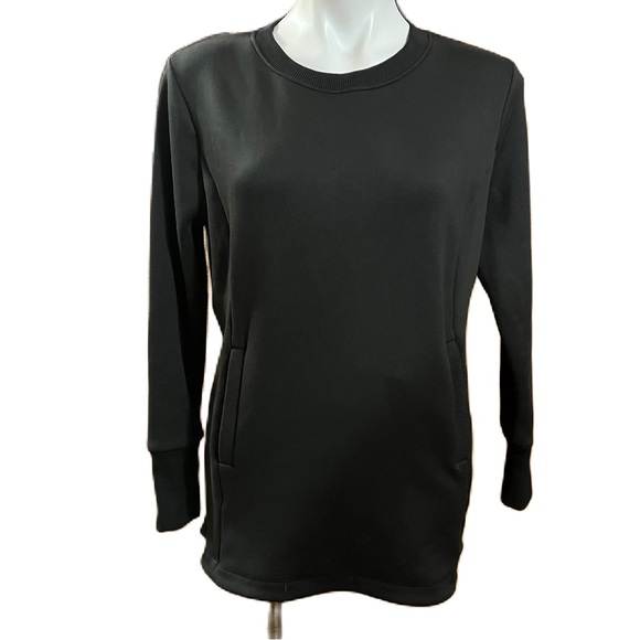 Pacific Trail black fitted sweatshirt with pouch pocket Medium - Picture 1 of 8